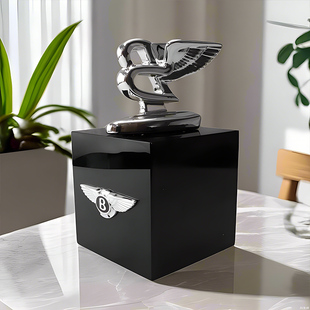 宾利雅致慕尚欧陆水晶装饰摆件烟灰缸带盖家居创意小摆件工艺礼品