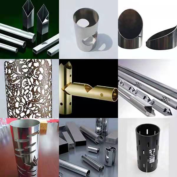 304不锈钢管 激光切管 异形加工 碳钢切割 大型切管 三维图制作