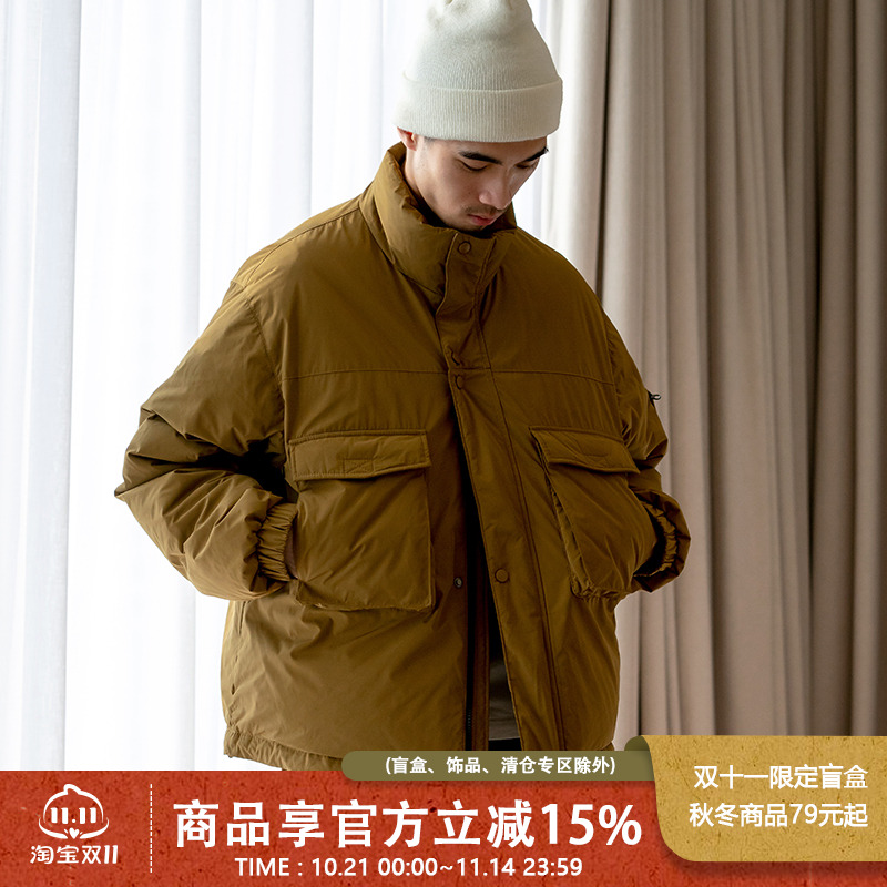 urbanstandard贴袋加厚羽绒服潮