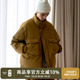 UrbanStandard日系贴袋羽绒服男冬季 加厚白鸭绒纯色多口袋外套潮
