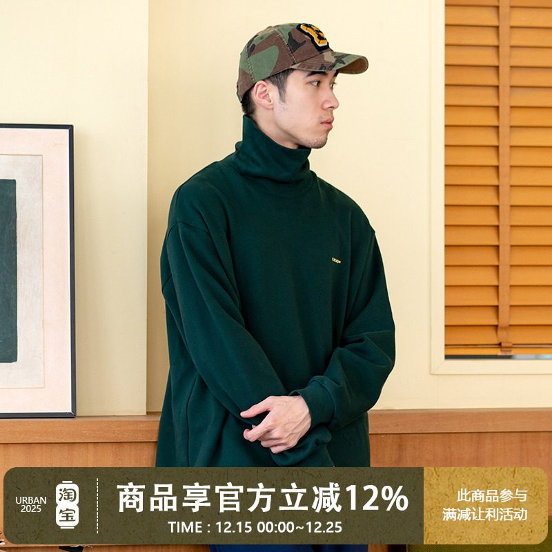 UrbanStandard长袖日系高领T恤