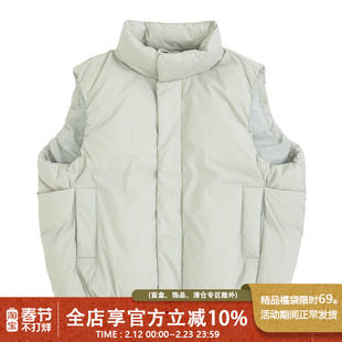 UrbanStandard日系极简cleanfit羽绒马甲男冬季复古保暖加厚外套