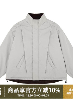 UrbanStandard日系复古户外双面穿棉服男冬季多口袋保暖棉衣外套