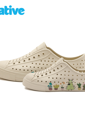 2025超火native亲子洞洞鞋凉鞋新款女鞋一脚蹬童鞋女款拖鞋旅游鞋