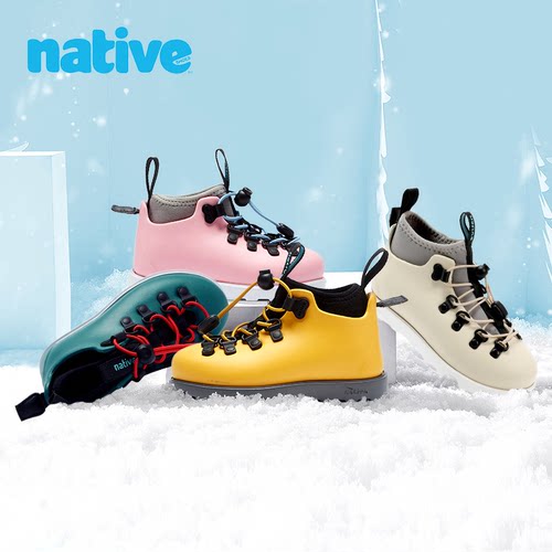 native男童女童雪地靴秋冬马丁靴
