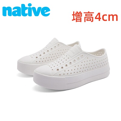 洞洞鞋native增高鞋夏季eva凉鞋
