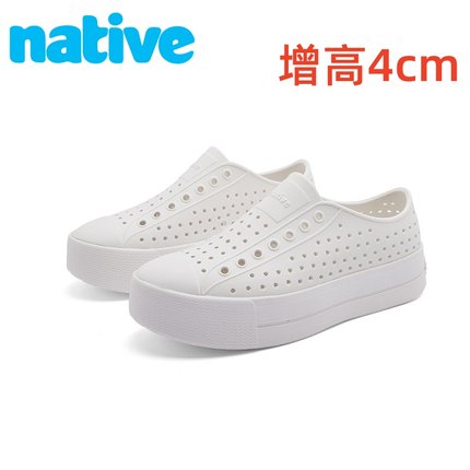 超火洞洞鞋 native增高鞋 松糕鞋厚底女鞋沙滩凉鞋溯溪鞋女款拖鞋