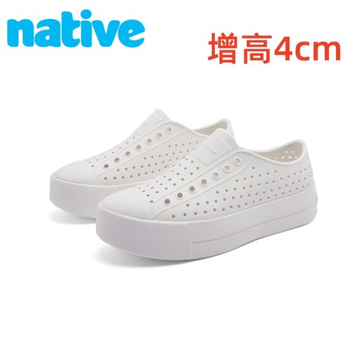 海边旅游洞洞鞋native增高鞋凉鞋