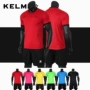 KELME Karl US trọng tài quần áo thi đấu bóng đá phù hợp với quần áo thể thao nam quần áo tay ngắn - Bóng đá tất gót đá bóng