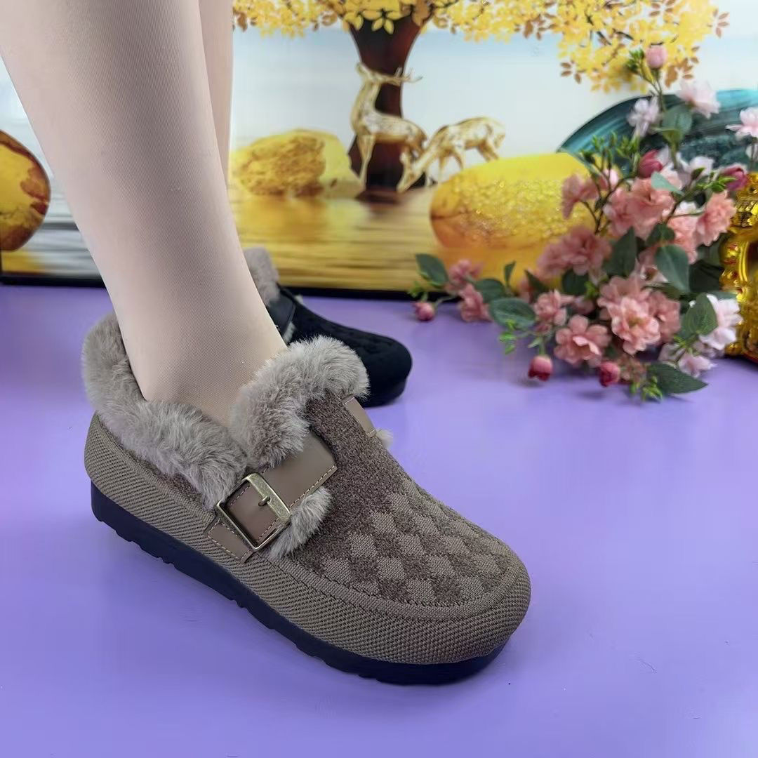 冬季新款老北京布鞋防滑保暖