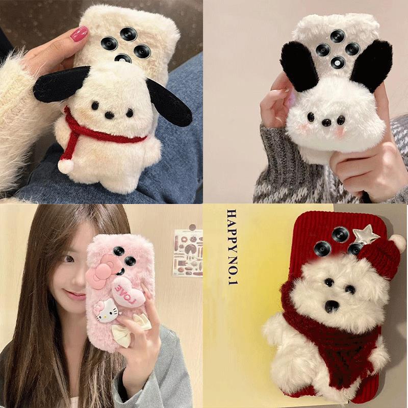 适用oppoA6pro手机壳A5活力版/A3活力版/A2x毛绒A1x秋冬A58x新款A97女A96卡通A95防摔A93s全包PLN110卡通可爱