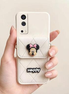 适用vivoY500pro手机壳Y300pro/Y200i/Y100挂绳Y78+卡包Y77e斜跨Y76s带挂绳Y73s女Y70s超薄Y5s防摔 V2516A潮