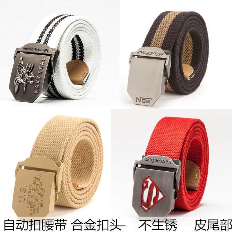 Youth thickening lengthen automatic SEALs Canvas belt Mens Casual leather belt Army belt beltin the Accessories/Leather belt/Hat/Muffler , Belt/Leather belt/Yaolian  category - from Buy2taobao.com to provide professional Taobao agent buy service