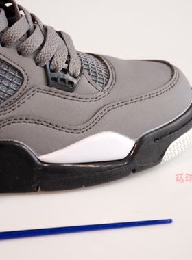 球鞋定制DIY AJ4灰老鼠酷灰麂皮修复改色颜料深灰色喷涂颜料