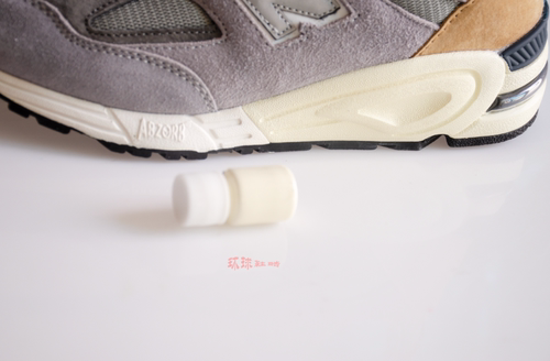 NB990运动鞋中底奶黄色米白色鞋边掉色修复改色补色剂手绘颜料