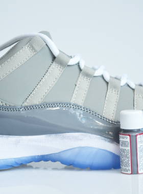 AJ11酷灰低帮球鞋 掉漆补色修复漆皮修复暖灰色颜料皮革喷漆