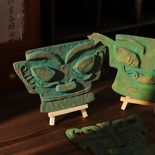 三星堆青铜面具生品纪念