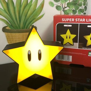 超级玛丽马里奥小夜灯充电问号灯装饰氛围灯送儿童生日礼物小摆件