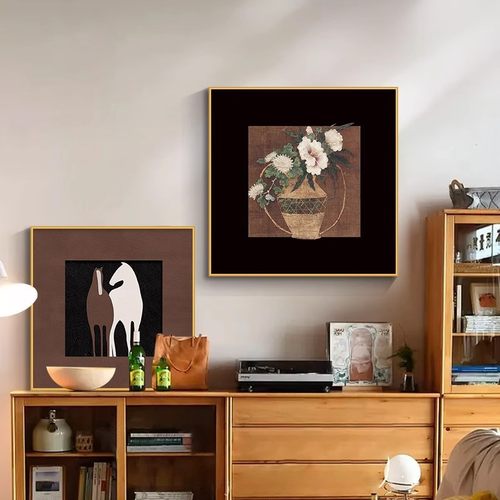 2025新款客厅装饰画法式