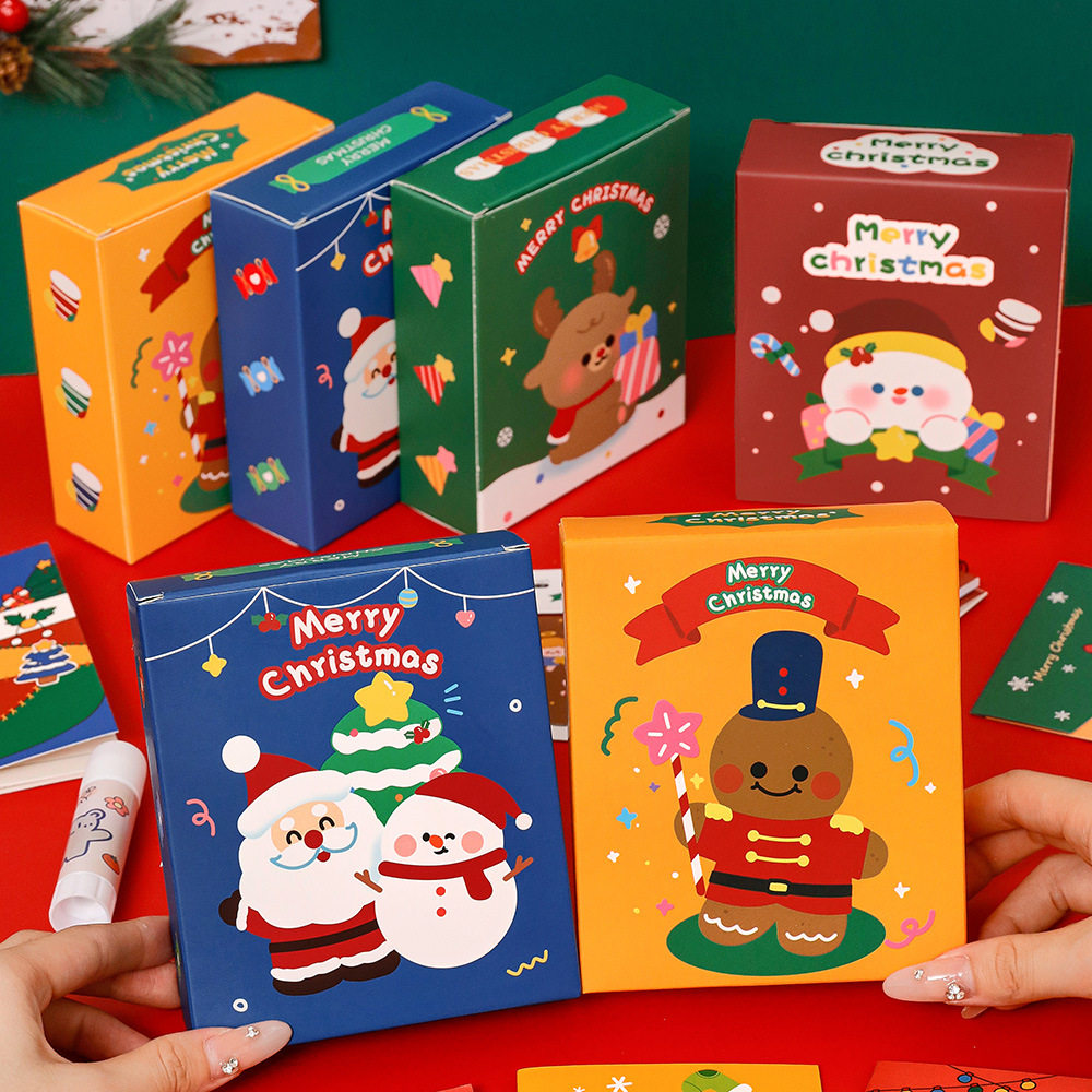 T圣诞盲盒文具小礼品 学生圣诞节高颜值文具奖品可爱惊喜大礼包