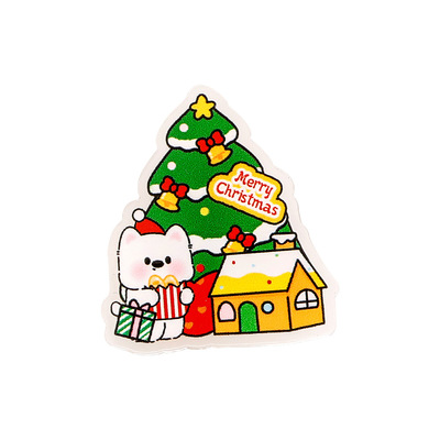 ins可爱圣诞树亚克力胸针