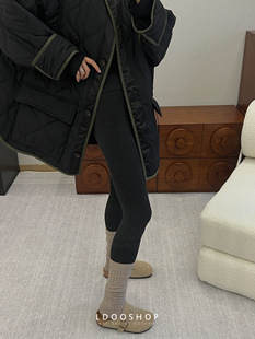 SHOP 山羊绒保暖修腿薄绒打底裤 我们 无脑入系列 打底裤 LDOO