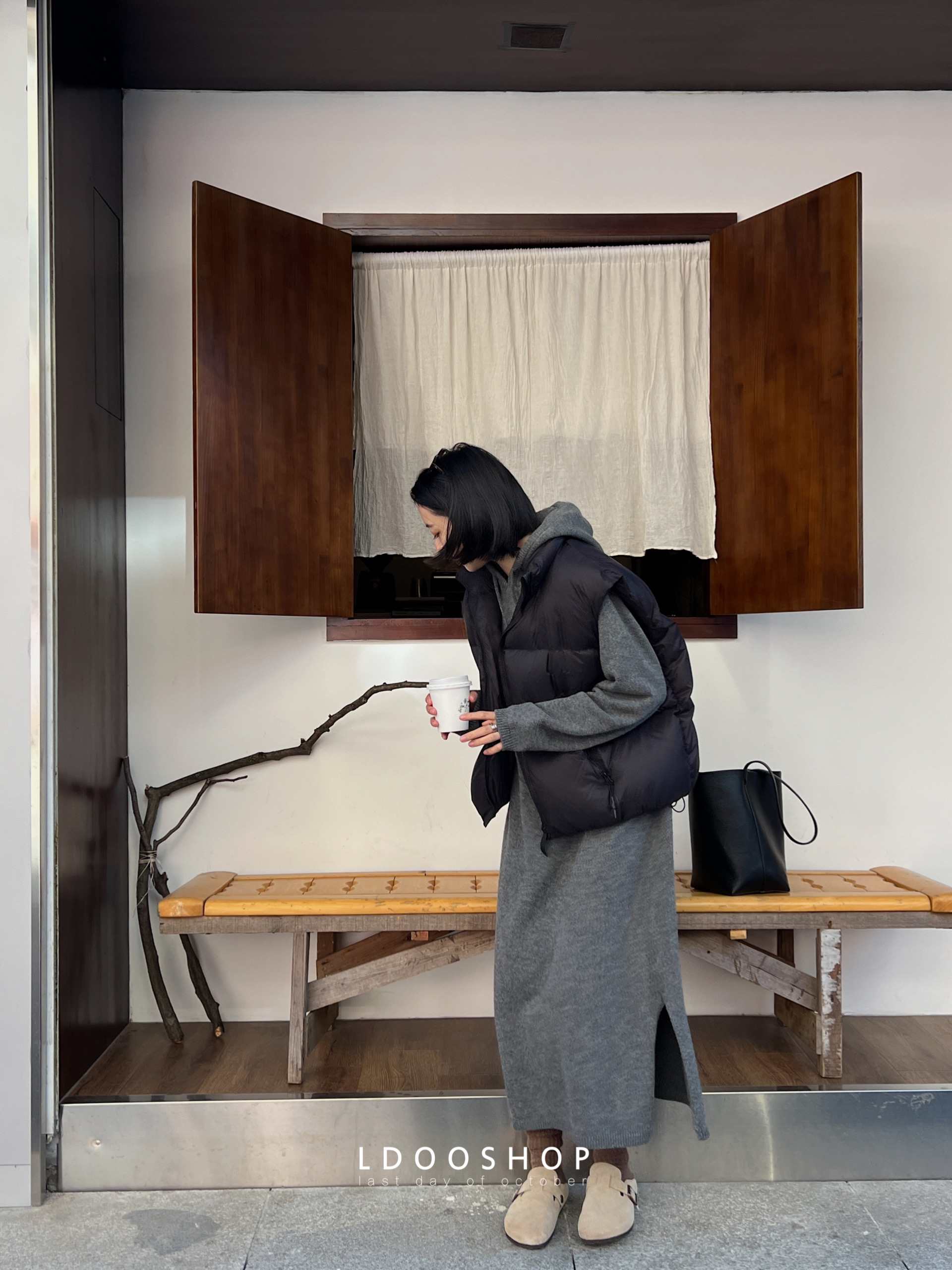 鹅绒短款羽绒马甲百搭小立领