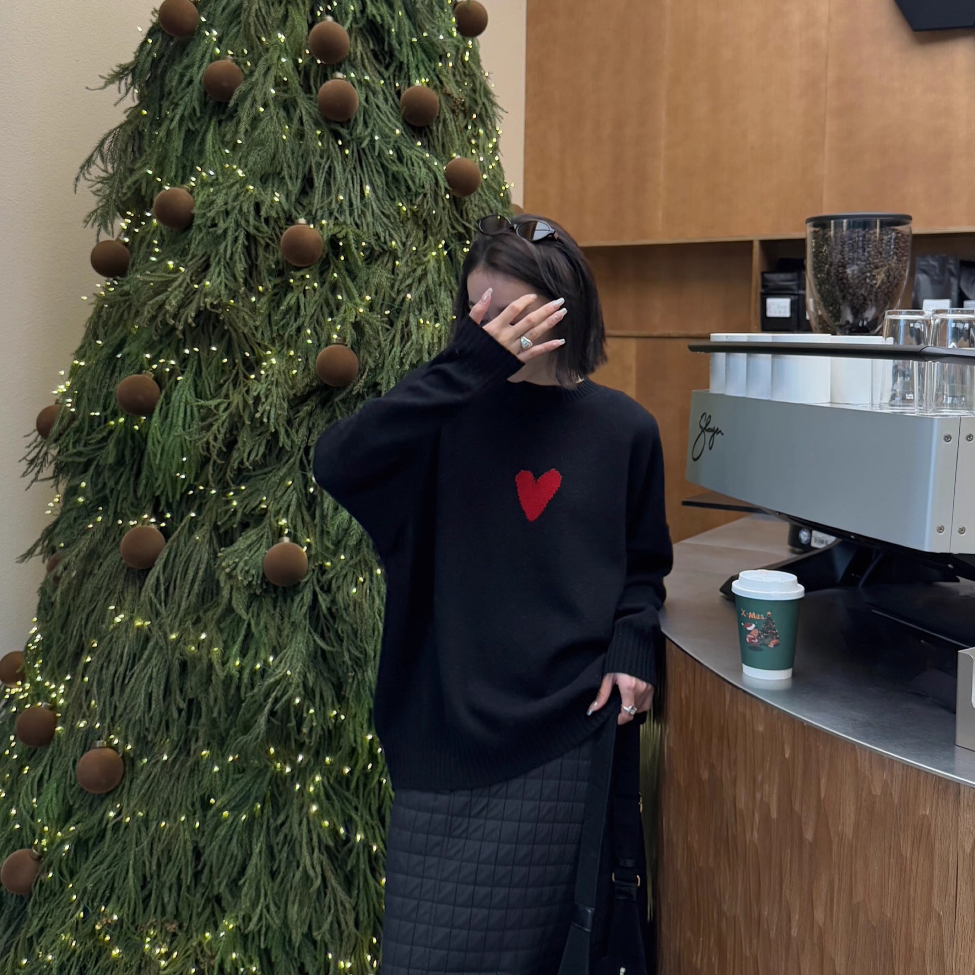 100%羊毛宽松圆领毛衣男女款