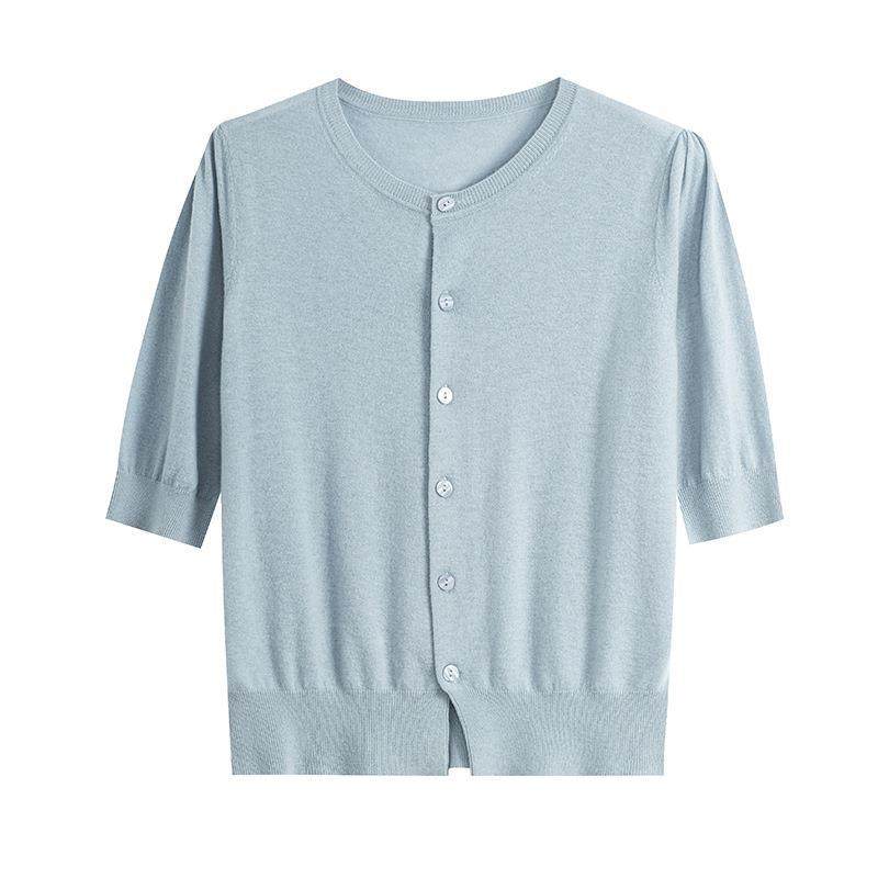 【衡嘉HS】泡泡袖上衣女短袖100