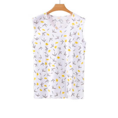 北极绒妈妈背心纯棉抗菌女士汗衫