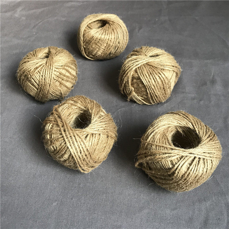 江海原色麻绳系列原色复古风DIY手工编制麻线家用原色捆绑原麻绳