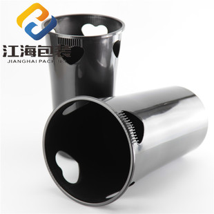 醒花桶花店专用塑料养花桶鲜花加厚防碎爱心鲜花筒插花筒包装材料