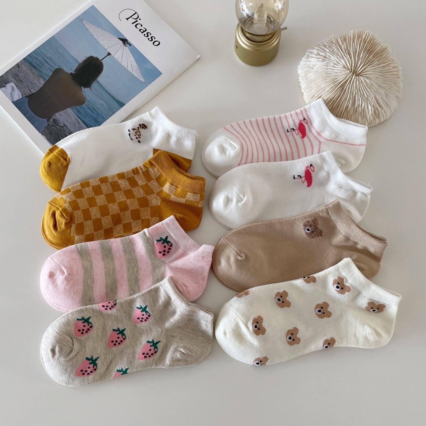 可爱日系软妹袜子女短袜浅口ins潮夏季薄款韩版甜美卡通萝莉船袜,女士内衣/男士内衣/家居服,船袜,淘宝优惠券,粉丝福利购,淘宝优惠卷