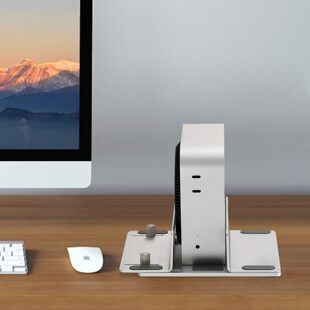 适用于苹果Mac Mini主机底座笔记本立式支架带扩展坞 N39-M4