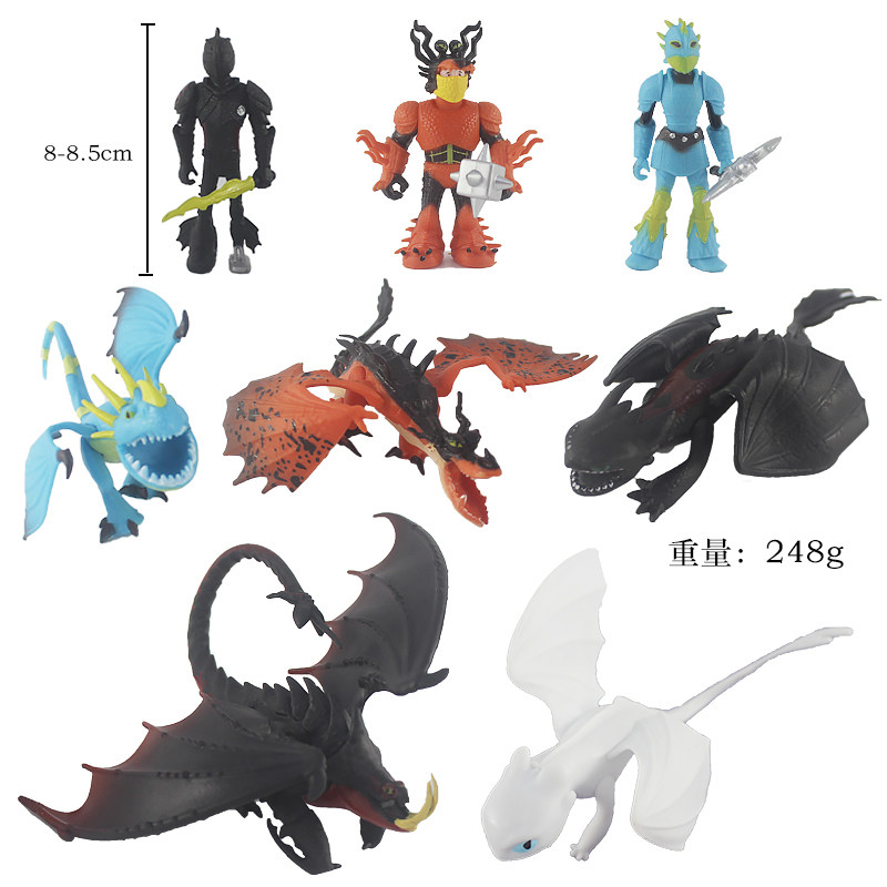 8款2代新驯龙无牙仔手办