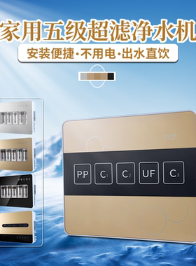 净水器家用厨房自来水龙头过滤器五级超滤直饮机去除水垢净水机