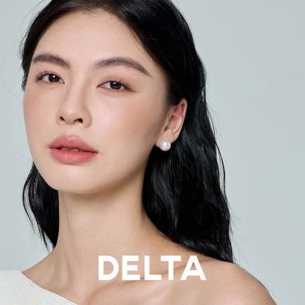 DELTA澳白珍珠耳钉纯银耳环无耳洞耳夹女通勤轻奢高级感新款耳饰