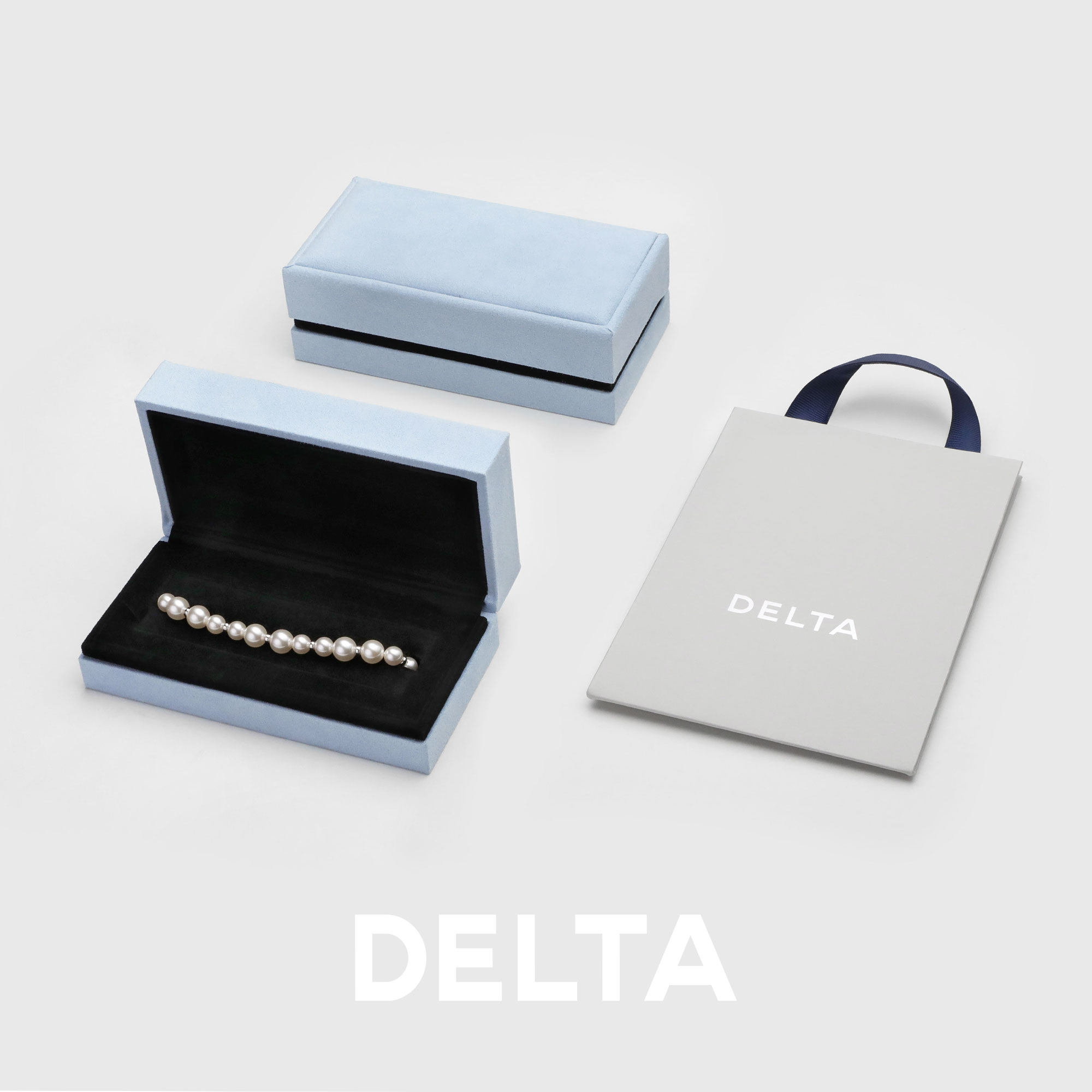 DELTA手提袋绒布礼盒包装