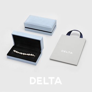 DELTA手提袋绒布礼盒包装 邮费差价补拍女首饰礼盒耳钉项链礼盒