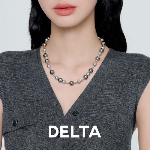 DELTA大溪地珍珠项链小众设计感