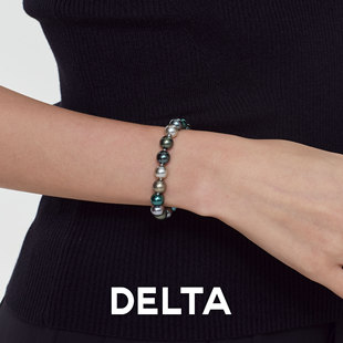 DELTA珍珠手串女款高级感手链轻奢小众精致2026新款串珠女士手饰