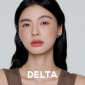 DELTA大溪地黑珍珠耳钉s925纯银无耳洞耳夹女气质轻奢高级感耳饰