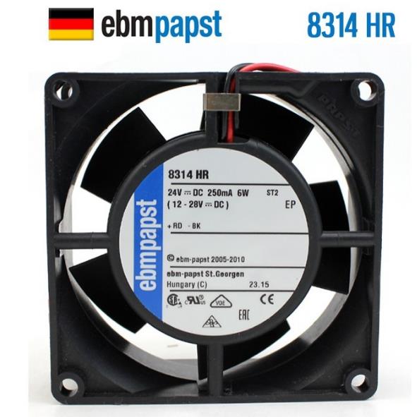 全新原装德国Ebm-papst风扇8314HR 8314HU 8032 24V 6W高端风扇