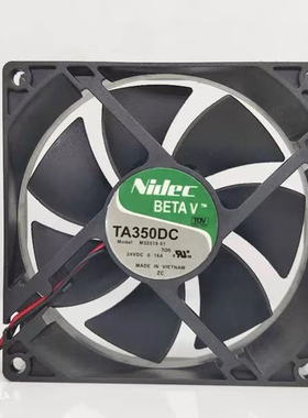 全新Nidec TA350DC M35519-51 DC24V 0.16A 9025变频器散热风扇
