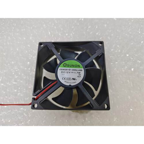 全新SUNON建准 EE80251B1-000U-A99 8cm厘米 12V 1.7W 变频器风扇