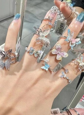 2025新款爆款超仙开口戒指合集 轻奢设计时尚精致指戒