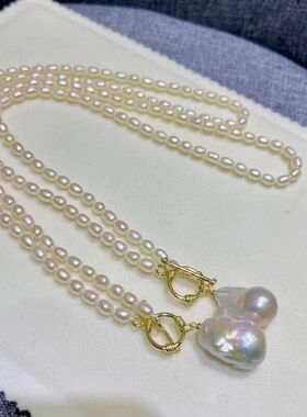 淡水小米珠25mm左右大颗粒巴洛克