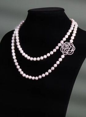 秋冬款淡水珍珠项链mm诸暨珠宝