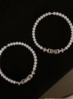 时尚女士箱包珍珠手链韩版气质