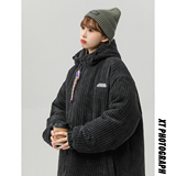 冬新款学生情侣棉服灯芯绒加厚夹棉彩虹挂件213-1p138控158my18，女装棉衣/棉服，星座213-1